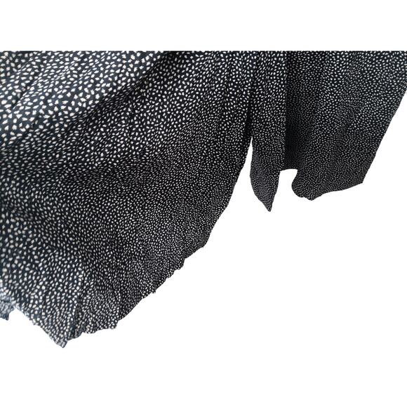 New with Tags Vintage Rabbit Designs Dress Navy Print Shoulder Pads Size 14 - Picture 8 of 12